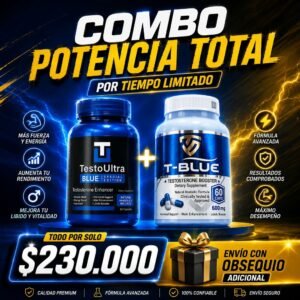 T-BLUE + TESTOULTRA BLUE + OBSEQUIOS