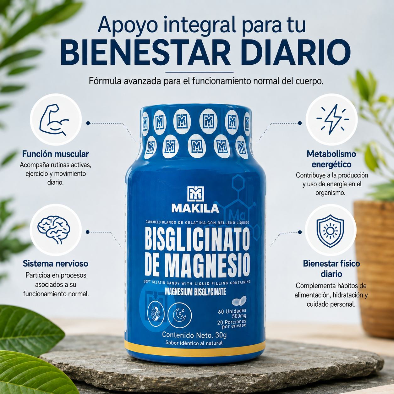 BISGLICINATO DE MAGNESIO